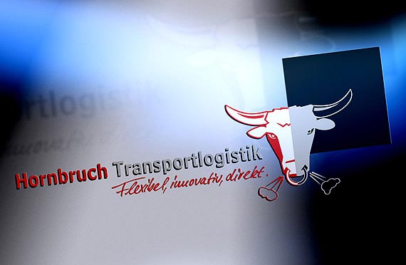 Logo, Dienstleister Transporte und Lagerung, B2B.